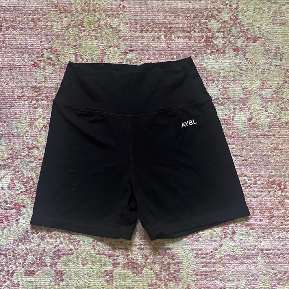 black aybl core shorts